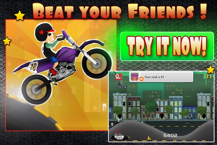 Top Motor Bike Run From Police - Free City Race Track!