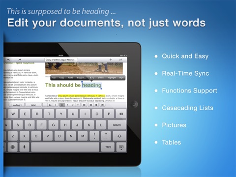 iDocs HD Pro for Google Docs™ and Google Drive™ screenshot 2