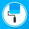 Note: This app applies the colorful bars wallpaper as background