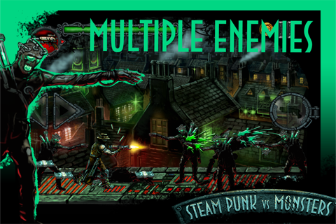 A Steam Punk Action Hero VS Monster Mayem Adventure Free Battle War Games screenshot 3
