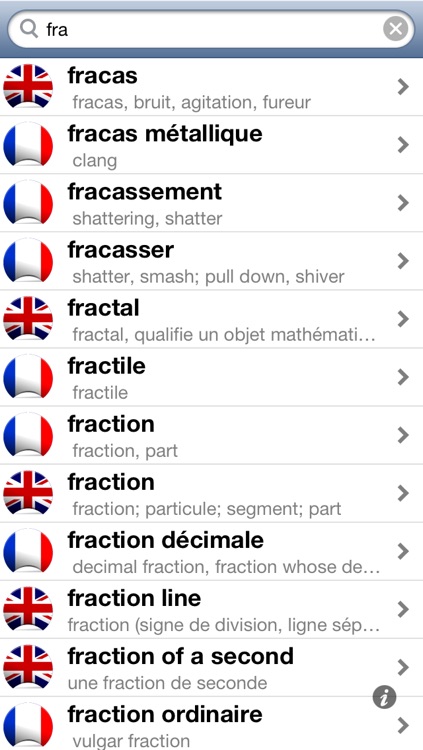 Offline French English Dictionary Translator for Tourists, Language Learners and Students