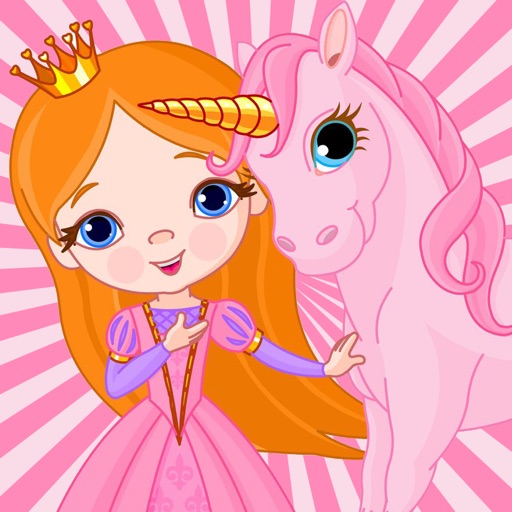 A Letter Pink Unicorn icon