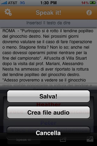 Speak it! Text to Speech screenshot 2