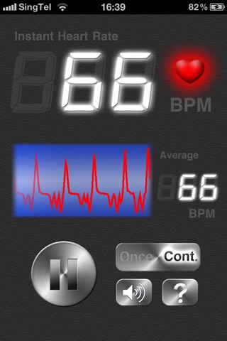 Optical Heart Rate Monitor Lite screenshot 2