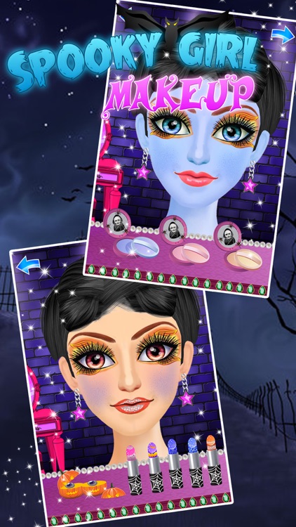 Anna's Spooky Makeup Salon Games for girls