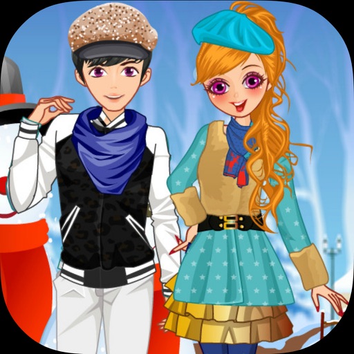 Winter Couple Love iOS App