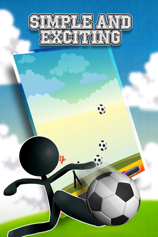Stickman Soccer Ball Slide: Final Escape screenshot 2