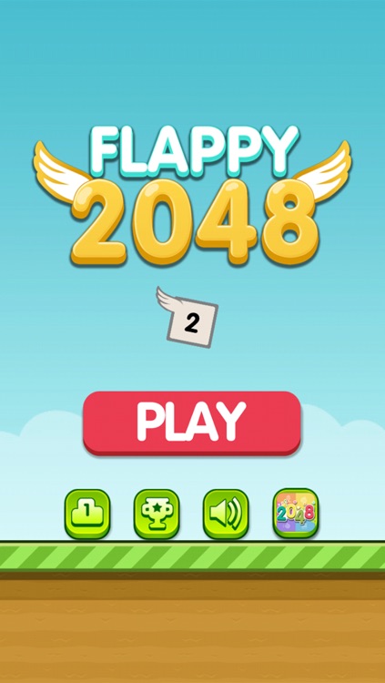 Flappy 2048 - the Great ultimate mix of Flappy bird and 2048 number puzzle game!