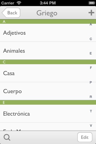 iLexicon: I learn languages with my vocabulary screenshot 4