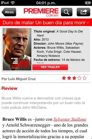 Estrenos Cine PREMIERE screenshot 2