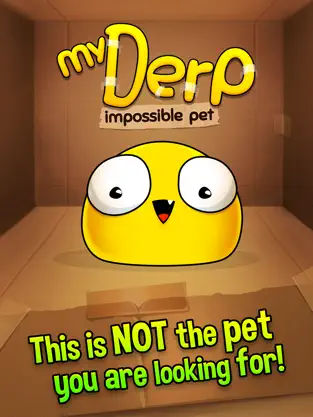Captura de Pantalla 1 My Derp - A Somewhat Stupid Virtual Pet iphone