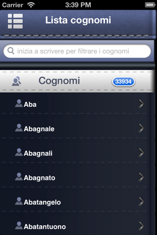 Cognomi & Stemmi screenshot 2
