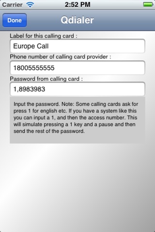 qdialer screenshot 2