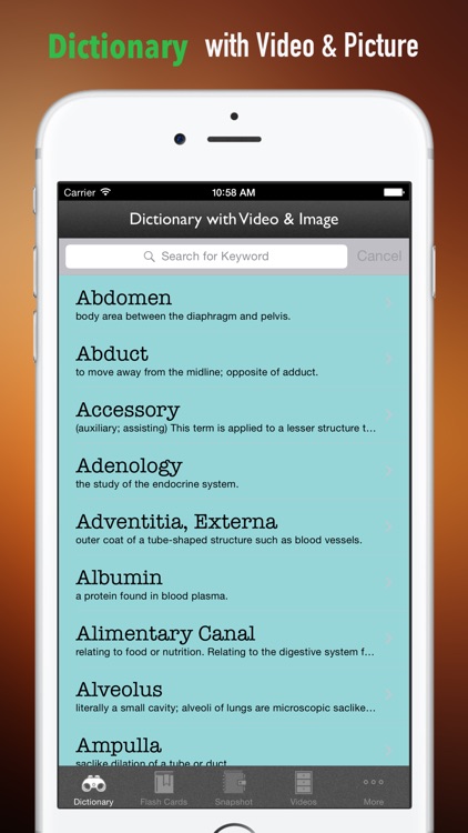 Anatomy Glossary: Cheatsheet with Study Guide screenshot-3