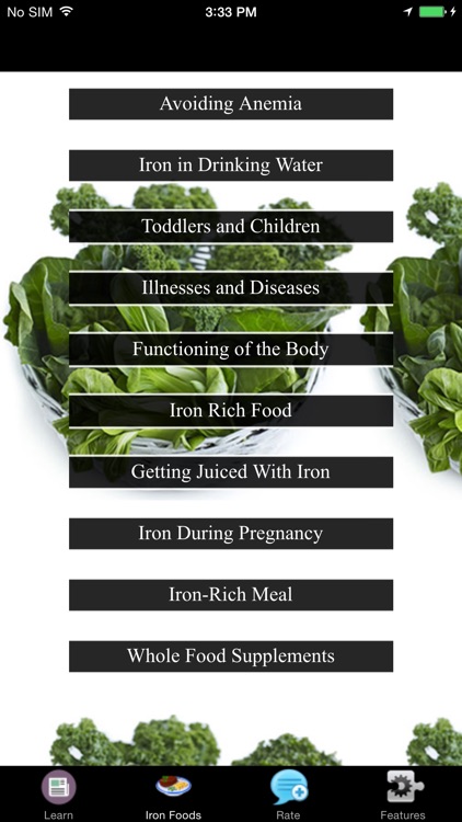 High Iron Food - Whole Food Supplements