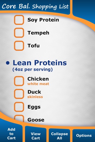 Diet Shopping Lists screenshot 4