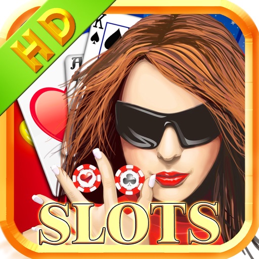 Absolute Hot Lady Slots - HD Vegas Money Wheel iOS App