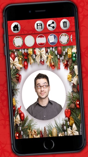 Christmas Frames for photos to design Christmas cards and wi(圖3)-速報App