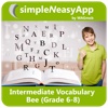 Intermediate Vocabulary Bee by WAGmob (Grade 6-8)