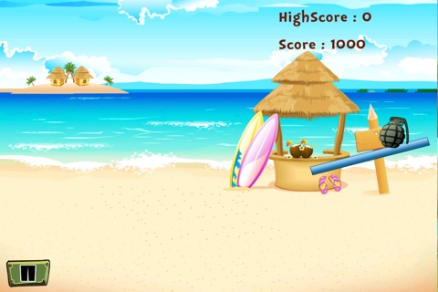 Beach Boom Soldier FREE - Grenade Prevention Challenge screenshot 2