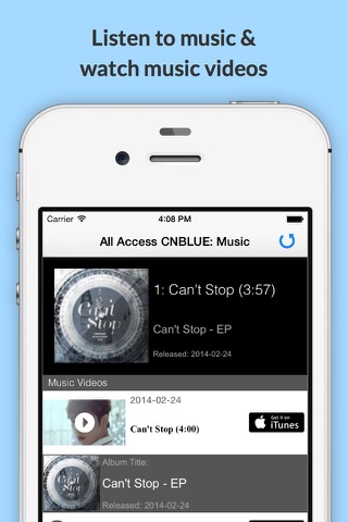All Access: CNBLUE Edition - Music, Videos, Social, Photos, News & More! screenshot 2