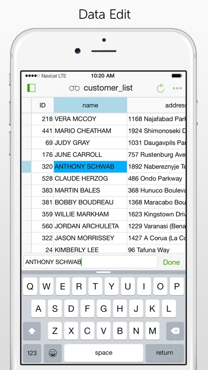 Navicat for MySQL - your mobile database management GUI client