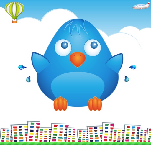 Flappy Blue - City Bird Icon