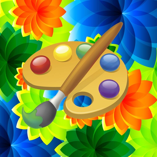 Flowers Coloring Book for children icon