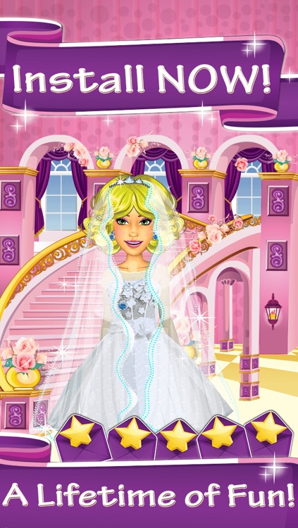 Wedding Day Dress-Up - Fashion Your 3D Girls With Style FREE screenshot-4