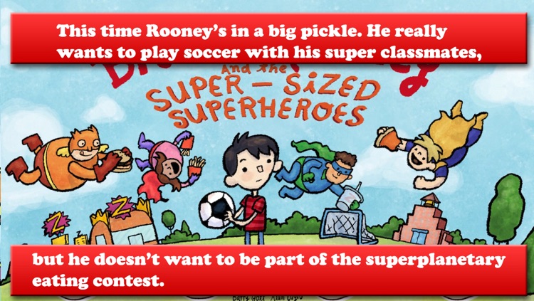 Brave Rooney and the Super-Sized Superheroes - Soccer, Healthy eating, and more - Bacciz