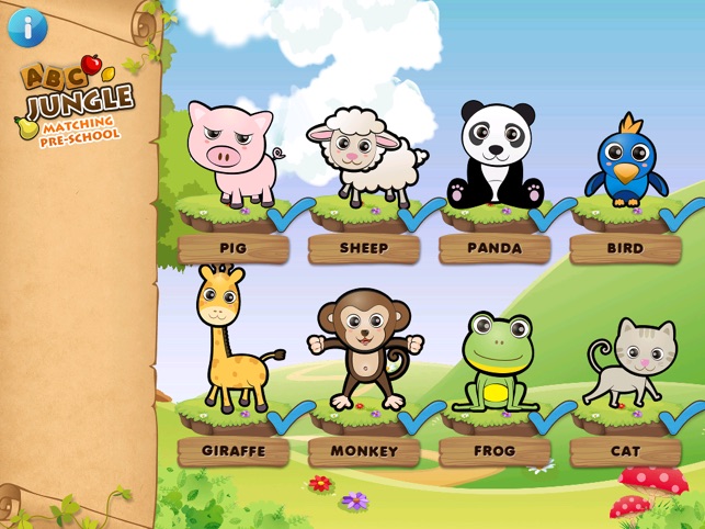 ABCs Jungle Matching Pre-School Learning(圖4)-速報App