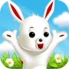 Bunny Hopper - Jump from Tile to White Tile and Pick up the Easter Carrots without tap or touch blank spaces
