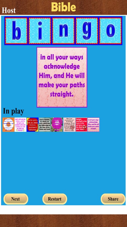 Bible Bingo App