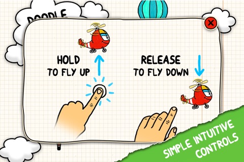 Doodle Helicopter Game FREE - One of the Best Addicting and Funny Plane Flying Racing Games screenshot 3