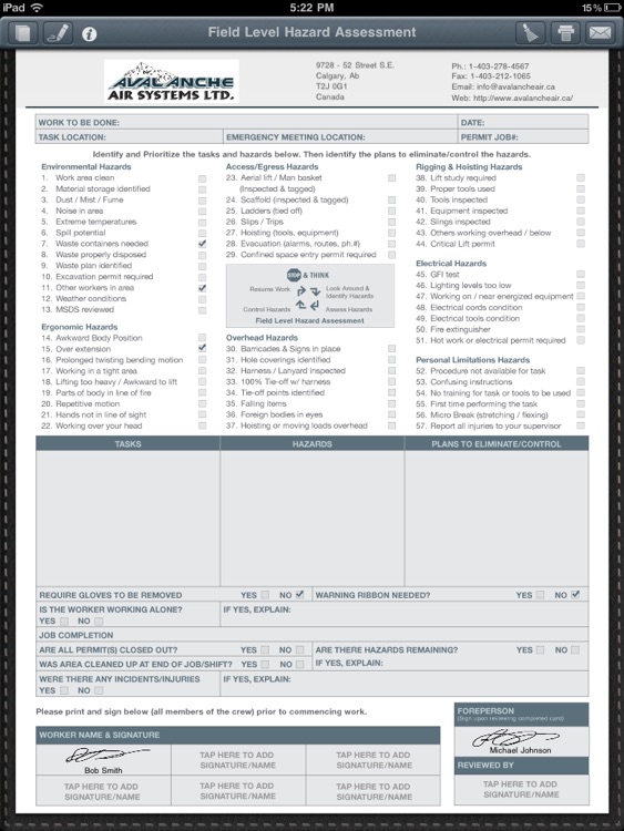 Contractor Forms HD