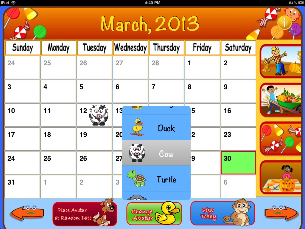 Calendar Trainer Lite screenshot 3