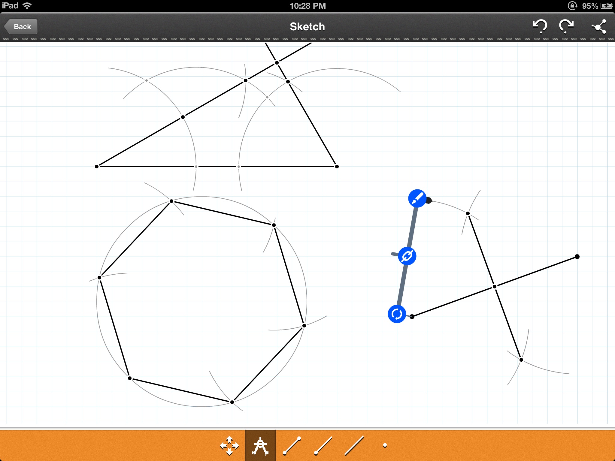 Geometry: Constructions Tutor (Lite) screenshot 4