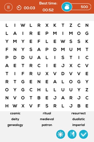 Mythos Wordsearch screenshot 3