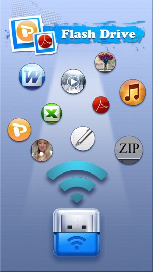 USB & Wi-Fi Flash Drive – Free Document Manager & iFile Expl(圖1)-速報App