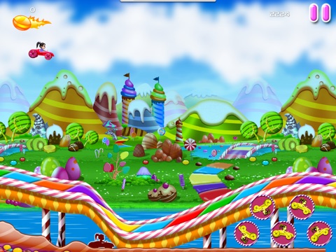 Racing Candy World Cars HD - Multiplayer Free Game screenshot 3