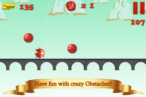 Bouncy Ball 2.0 - Tuffy Red Ball screenshot 2