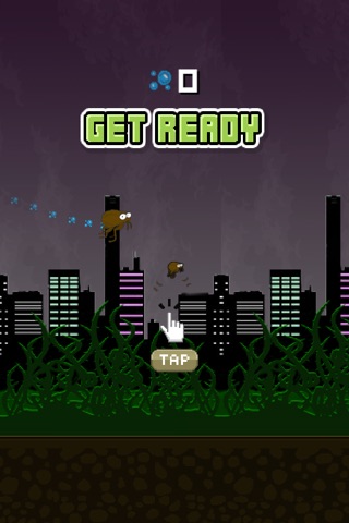 Felix Flappy Flea - Jumps higher than a Bird screenshot 2