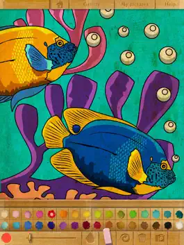 Game screenshot Coloring book. Aquarium.Lite mod apk