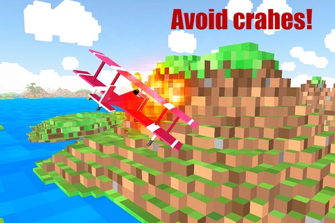 Blocky Plane Flight Simulator 3D screenshot 3