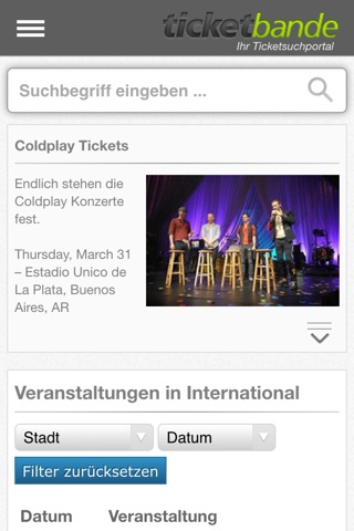 Ticketbande screenshot 3