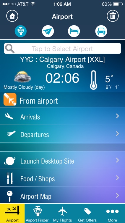 Calgary Airport + Flight Tracker