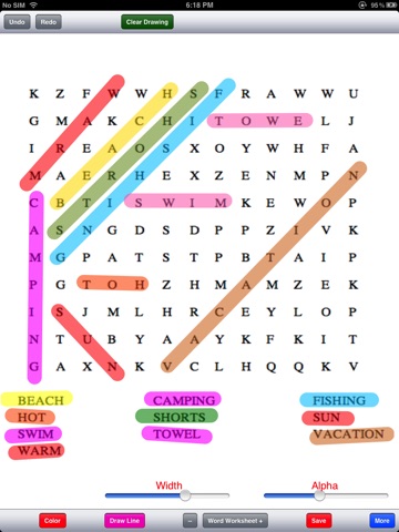 Kids Word Search,(age 5+) screenshot 2