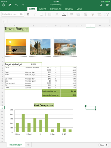 Templates for Microsoft Excel Free screenshot 2