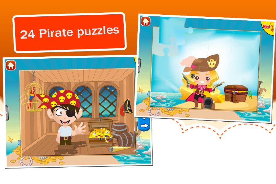 Pirate Jigsaw Puzzles: Puzzle Game for Kids screenshot 3