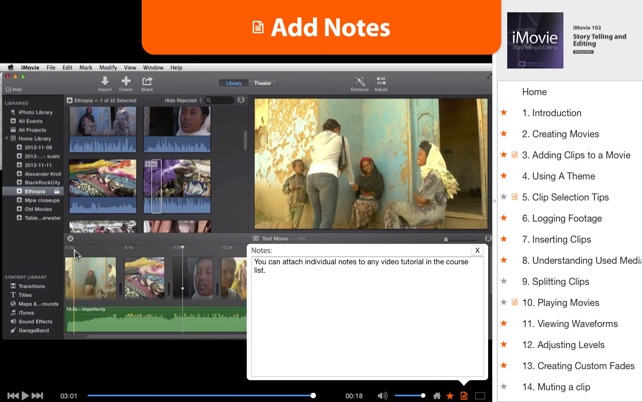 Story Telling and Editing Course For iMovie(圖4)-速報App